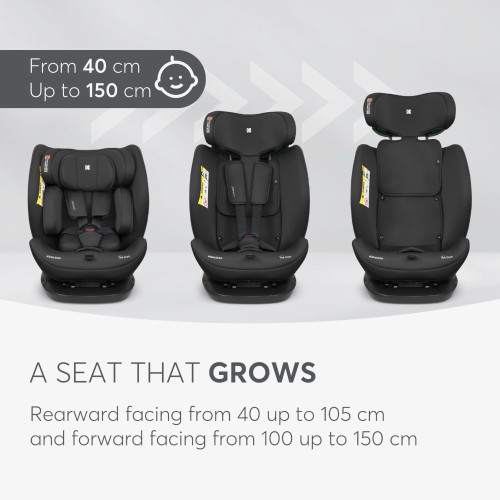 KIKKA BOO ΚΑΘΙΣΜΑ ΑΥΤΟΚΙΝΗΤΟΥ i-SIZE 40-150cm i-EXPLORE BLACK 31002100104