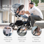 KIKKA BOO ΠΟΛΥΚΑΡΟΤΣΙ 3 ΣΕ 1 ΜΕ ΚΑΘΙΣΜΑ ΑΥΤΟΚΙΝΗΤΟΥ ΚΑΙ ΣΚΛΗΡΗ ΚΑΛΑΘΟΥΝΑ CHIARA BEIGE 31001010267