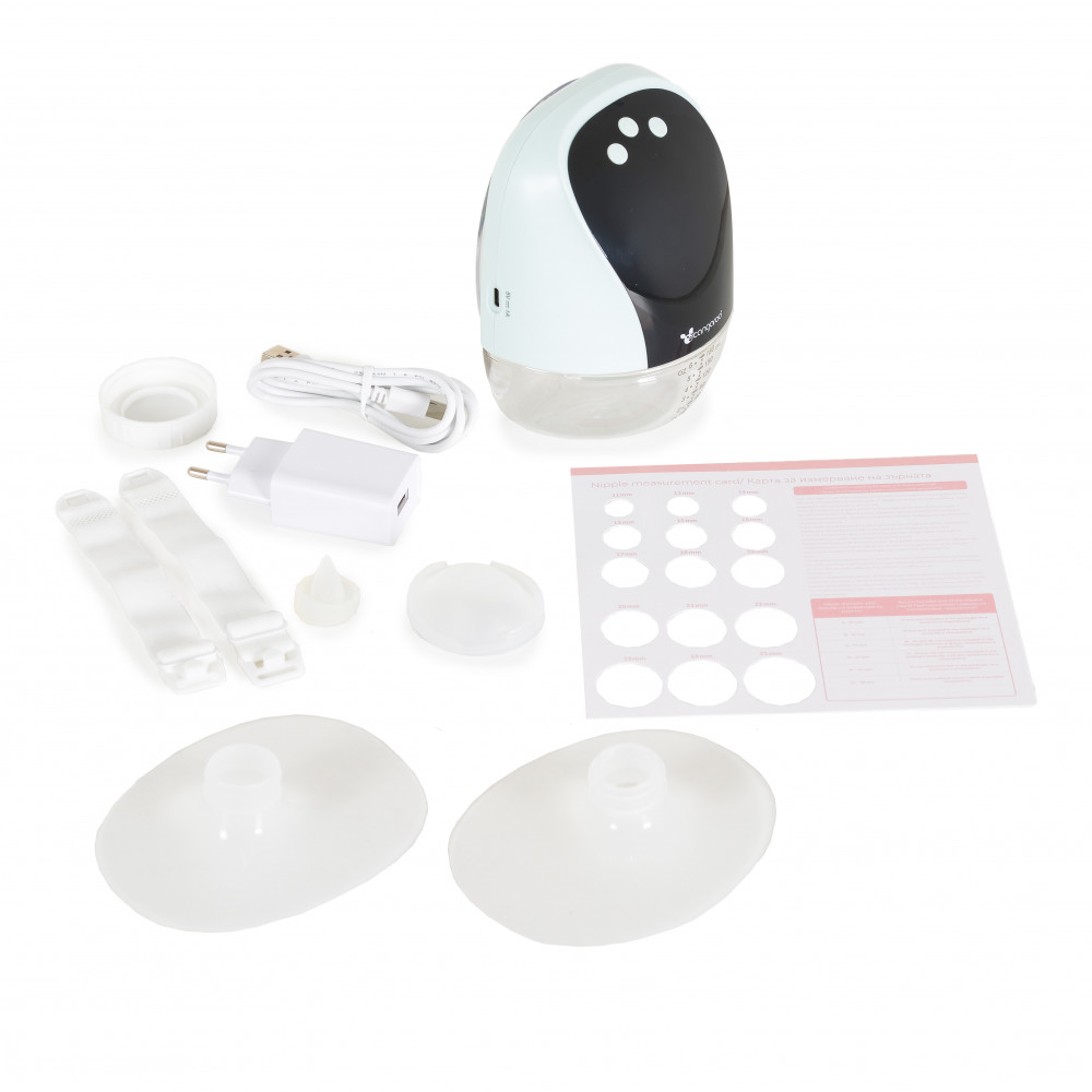 Η φωτογραφία δείχνει Ηλεκτρικό θήλαστρο της εταιρείας Cangaroo.