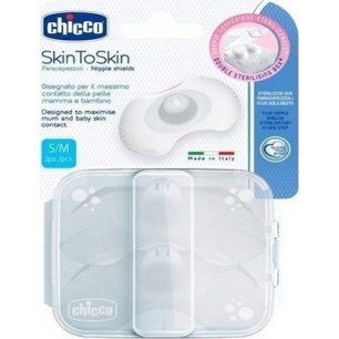 ΔΙΣΚΟΙ ΣΤΗΘΟΥΣ ΣΙΛΙΚΟΝΗΣ CHICCO SKIN TO SKIN M/L 2 TEM J63-09034-00