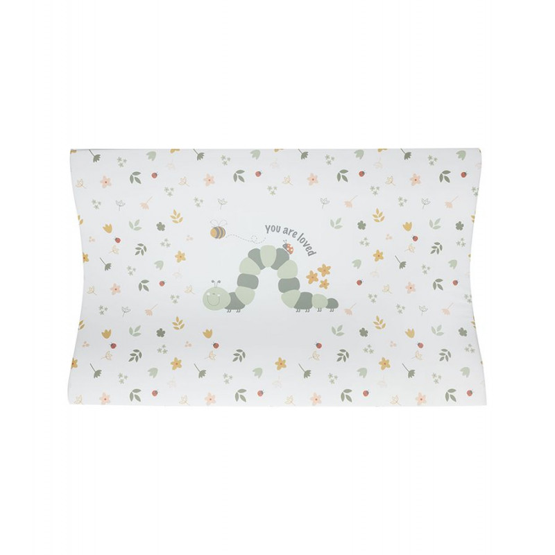 Η φωτογραφία δείχνει Η αφρώδης αλλαξιέρα της Bebejou είναι η μόνη αλλαξιέρα μαζί με το σχέδιο hello little one η οποία διαθέτει υψομετρητή.