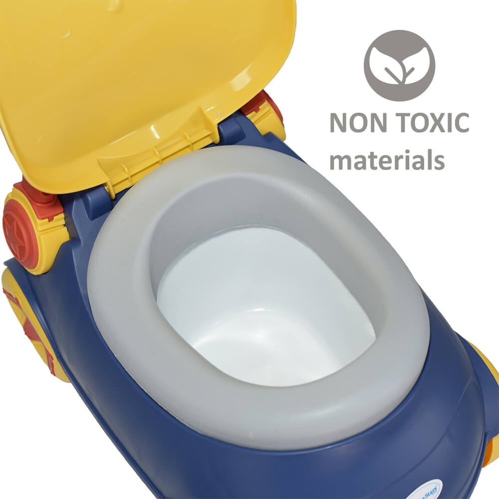 Η φωτογραφία δείχνει Το νέο παιδικό γιο-γιο Car της Bebe Stars βοηθάει στην εκπαίδευση του παιδιού σας για την μετάβαση από την πάνα, στη χρήση της τουαλέτας με ένα μοναδικό και διασκεδαστικό τρόπο.