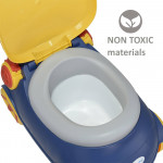 Η φωτογραφία δείχνει Το νέο παιδικό γιο-γιο Car της Bebe Stars βοηθάει στην εκπαίδευση του παιδιού σας για την μετάβαση από την πάνα, στη χρήση της τουαλέτας με ένα μοναδικό και διασκεδαστικό τρόπο.