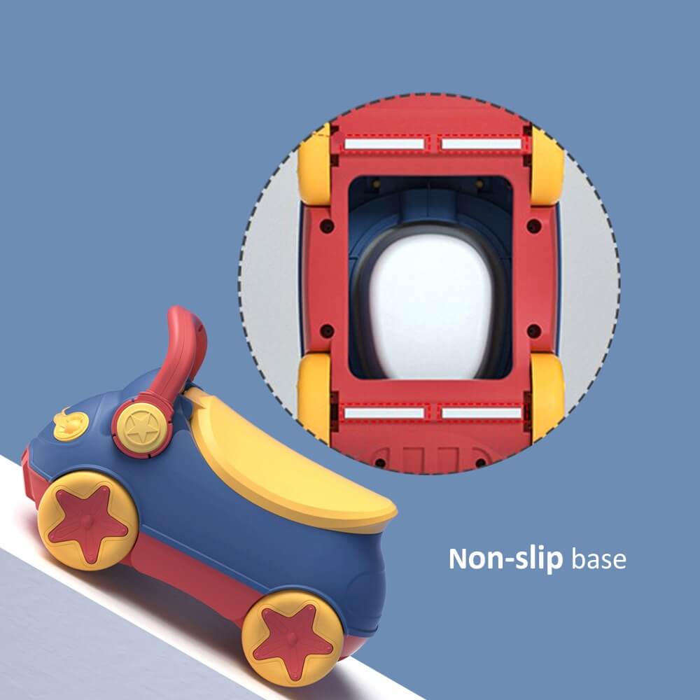 Η φωτογραφία δείχνει Το νέο παιδικό γιο-γιο Car της Bebe Stars βοηθάει στην εκπαίδευση του παιδιού σας για την μετάβαση από την πάνα, στη χρήση της τουαλέτας με ένα μοναδικό και διασκεδαστικό τρόπο.