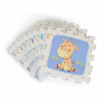 Η φωτογραφία δείχνει Απαλό παζλ, χαλί 9 τεμαχίων με πολύχρωμο και διασκεδαστικό print.