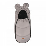 Η φωτογραφία δείχνει Ποδόσακος Tesoro Mouse BlackΑυτός ο ποδόσακος καροτσιού εγγυάται στο παιδί την υψηλότερη άνεση, ζεστασιά και προστασία από τις αντίξοες καιρικές συνθήκες.