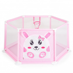 MONI TOYS ΦΡΑΧΤΗΣ ΠΑΡΚΟ 146CM ΜΕ 50 ΜΠΑΛΕΣ PINK 3801005601806