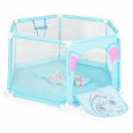 ΦΡΑΧΤΗΣ-ΠΑΡΚΟ ΤΗΣ ΕΤΑΙΡΕΙΑΣ MONI TOYS ΔΙΑΜΕΤΡΟΥ 146CMΠΕΡΙΛΑΜΒΑΝΕΙ 50 ΠΟΛΥΧΡΩΜΕΣ ΜΠΑΛΕΣΔΙΑΘΕΤΕΙ ΠΛΑΙΝΟ ΑΝΟΙΓΜΑ ΜΕ ΦΕΡΜΟΥΑΡΠΕΡΙΛΑΜΒΑΝΕΙ ΥΦΑΣΜΑΤΙΝΟ ΚΑΛΑΘΙ ΓΙΑ ΜΠΑΣΚΕΤΔΙΑΣΤΑΣΕΙΣ: 146CM ΔΙΑΜΕΤΡΟΣ, 65CM ΥΨΟΣΚΑΤΑΛΛΗΛΟ ΓΙΑ 3+ ΜΗΝΩΝ ΜΩΡΑΥΛΙΚΟ: PVV, POLYESTERΒΑΡΟΣ: 2.