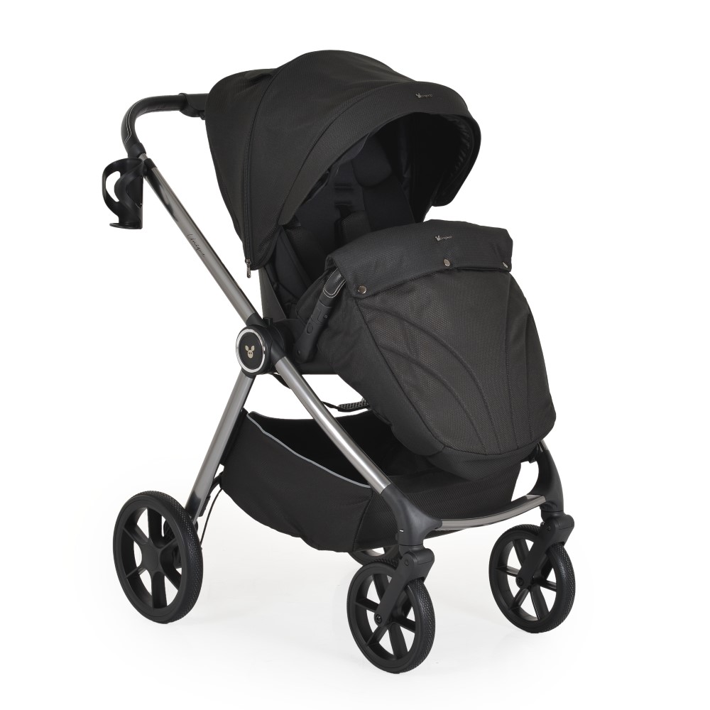 Η φωτογραφία δείχνει Πολυλειτουργικό καρότσι μωρού, κατάλληλο από τη γέννηση έως 22 κιλά.