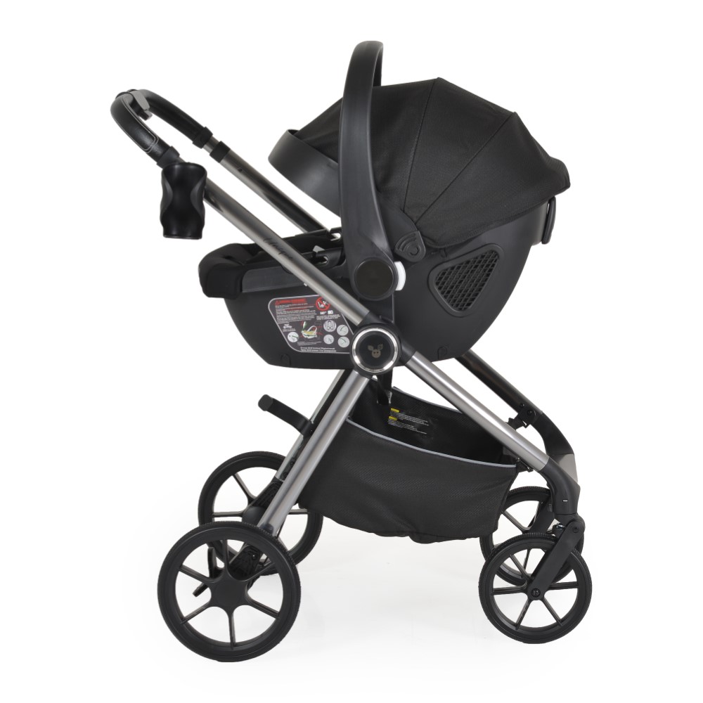 Η φωτογραφία δείχνει Πολυλειτουργικό καρότσι μωρού, κατάλληλο από τη γέννηση έως 22 κιλά.