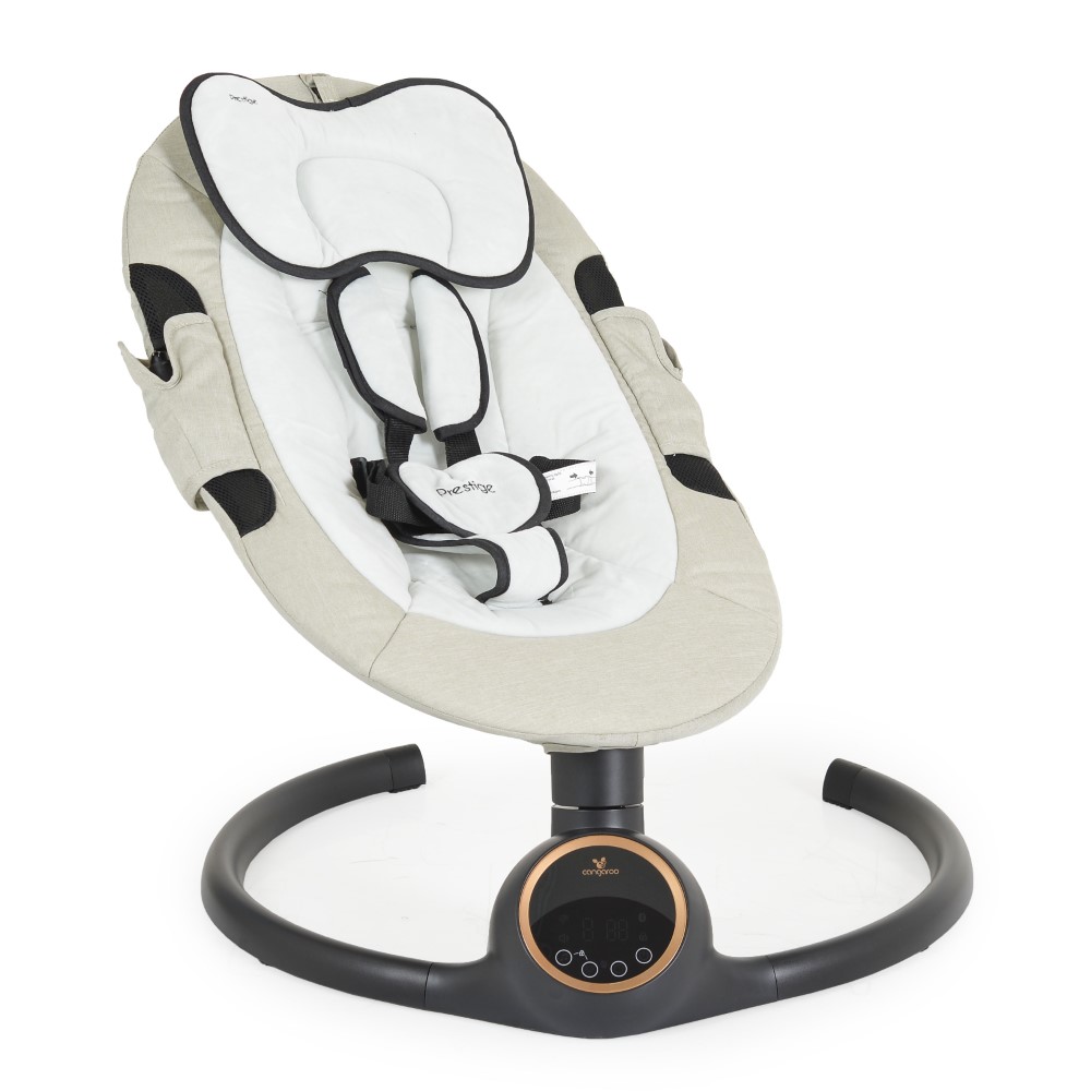 Η παιδική κούνια Prestige έχει κομψό και καθαρό σχεδιασμό, κατάλληλη για κάθε εσωτερικό χώρο.