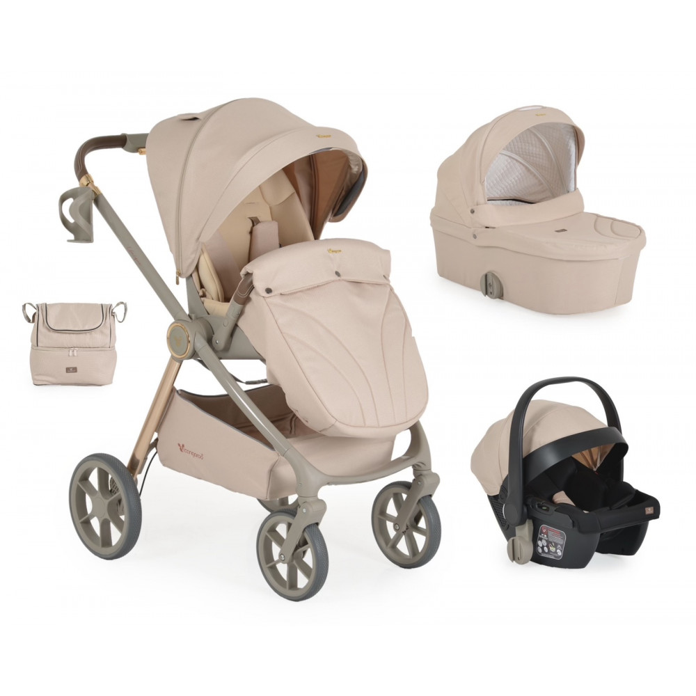 Η φωτογραφία δείχνει Πολυλειτουργικό καρότσι μωρού, κατάλληλο από τη γέννηση έως 22 κιλά.