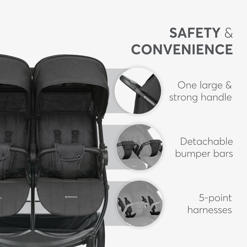 Κατάλληλο έως 15 κιλά ανά παιδί.