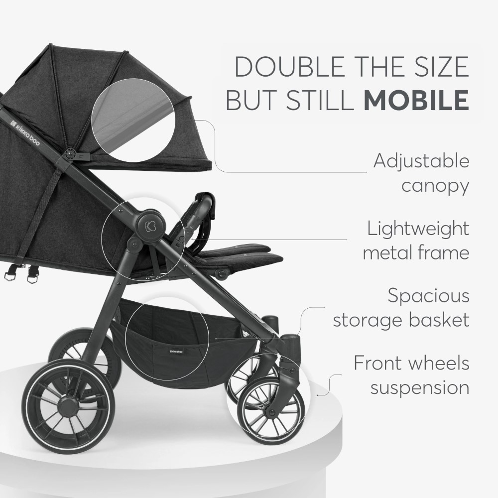 Κατάλληλο έως 15 κιλά ανά παιδί.