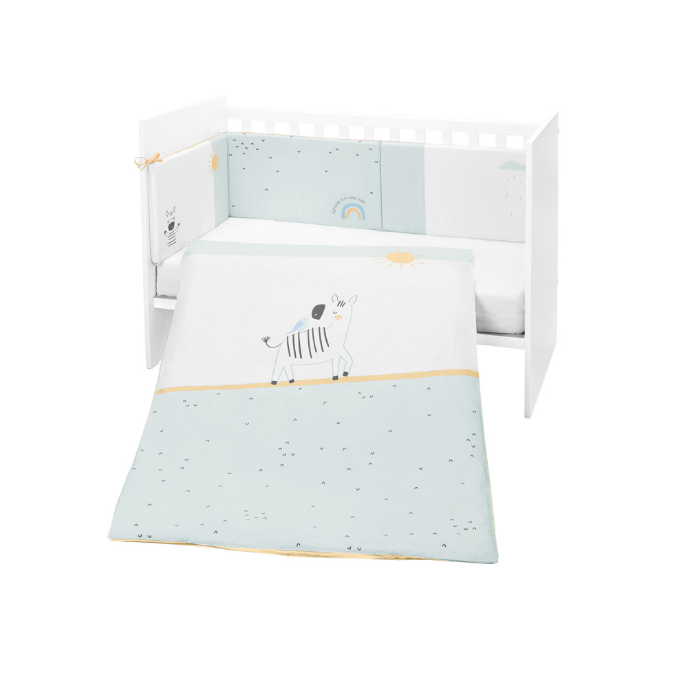 Kikka Boo σετ προίκας κρεβατιού κατασκευασμένο από βαμβάκι υψηλής ποιότητας 100% ranforce.