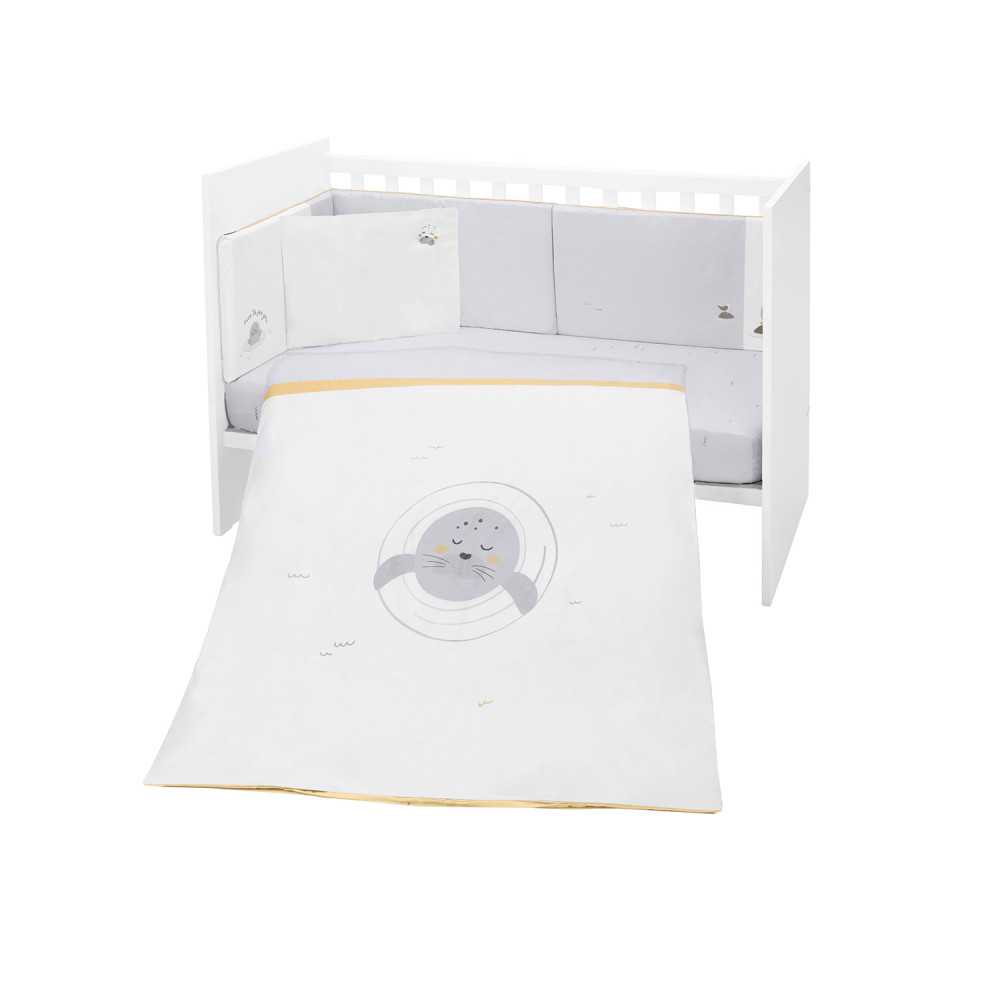 Kikka Boo σετ προίκα κούνιας διαστάσεων 70/140cm κατασκευασμένη από βαμβάκι υψηλής ποιότητας 100% ranforce.