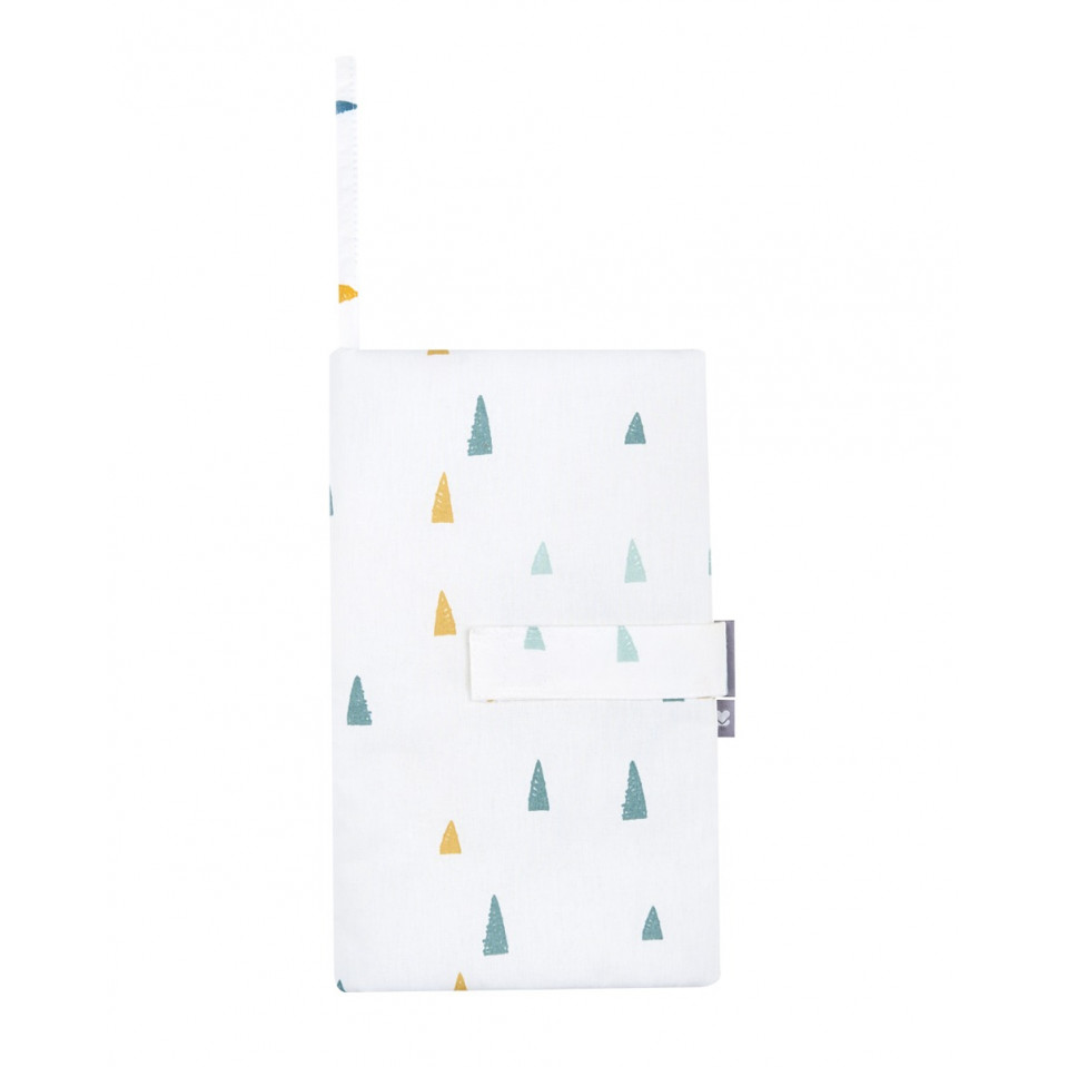 Η φωτογραφία δείχνει KIKKA BOO&nbsp;ΥΦΑΣΜΑΤΙΝΗ ΘΗΚΗ ΓΙΑ ΠΑΝΑ ΚΑΙ ΜΩΡΟΜΑΝΤΗΛΑ&nbsp;Υποδοχή πάνας κατασκευασμένη από 100% βαμβακερό υλικό.