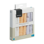 Η φωτογραφία δείχνει • Σετ 6 τεμαχίων μαλακά και απαλά πανιά μουσελίνας.