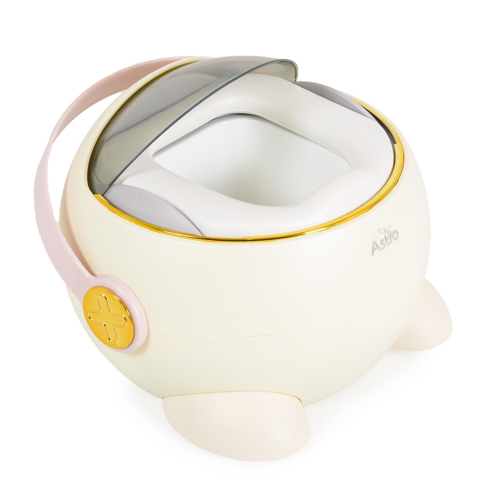 Η φωτογραφία δείχνει Το Astro Potty της Cangaroo έχει σχεδιαστεί με φροντίδα για την άνεση και την ασφάλεια του παιδιού σας.