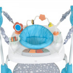 Η φωτογραφία δείχνει Κατάλληλο για παιδιά ηλικίας άνω των 6 μηνών με μέγιστο βάρος 12 κιλά, το Hop bouncer είναι τέλειο τόσο για διασκέδαση όσο και για ανάπτυξη.