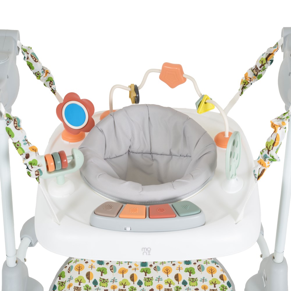 Κατάλληλο για παιδιά ηλικίας άνω των 6 μηνών με μέγιστο βάρος 12 κιλά, το Hop bouncer είναι τέλειο τόσο για διασκέδαση όσο και για ανάπτυξη.