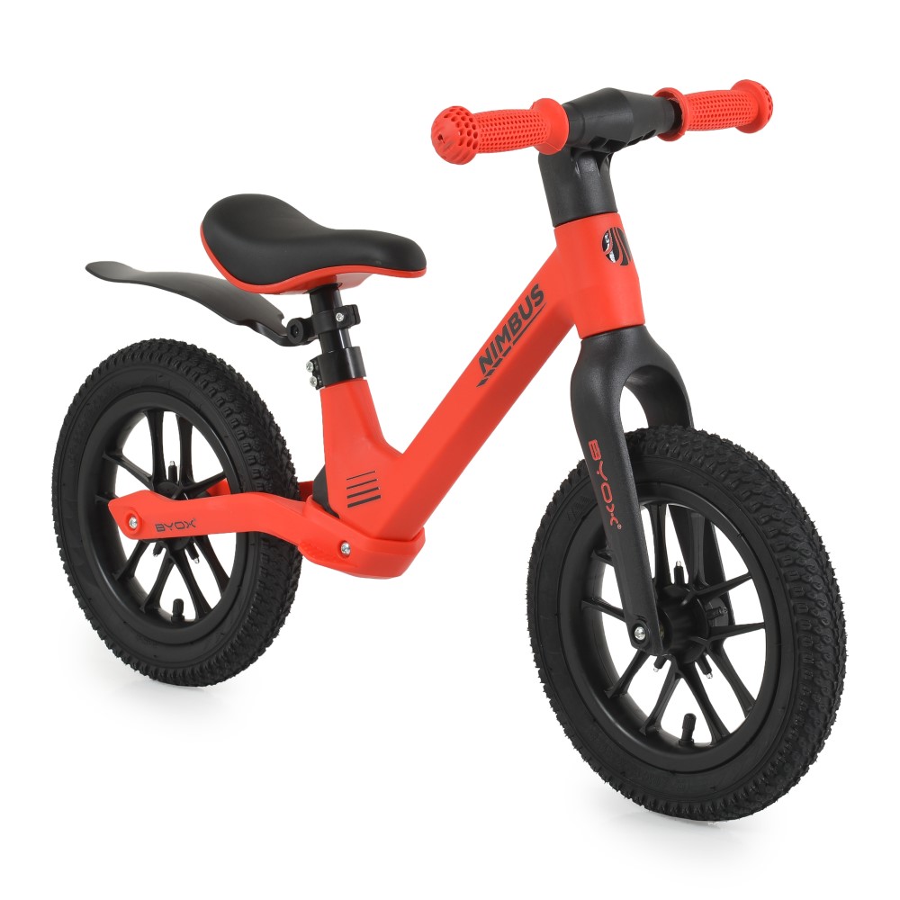 Η φωτογραφία δείχνει Nimbus Balance Bike by Byox – Άνεση, στυλ και αυτοπεποίθηση για τις πρώτες περιπέτειες!Ειδικά σχεδιασμένο για νεαρούς εξερευνητές ηλικίας&nbsp;3 ετών και άνω, το ποδήλατο ισορροπίας Nimbus είναι ο τέλειος τρόπος για να αναπτύξει το παιδί σας ισορροπία, συντονισμό και αυτοπεποίθη