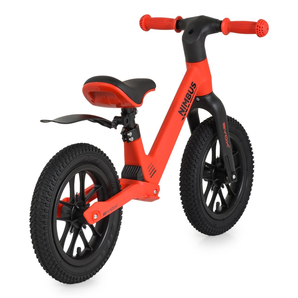 Η φωτογραφία δείχνει Nimbus Balance Bike by Byox – Άνεση, στυλ και αυτοπεποίθηση για τις πρώτες περιπέτειες!Ειδικά σχεδιασμένο για νεαρούς εξερευνητές ηλικίας&nbsp;3 ετών και άνω, το ποδήλατο ισορροπίας Nimbus είναι ο τέλειος τρόπος για να αναπτύξει το παιδί σας ισορροπία, συντονισμό και αυτοπεποίθη