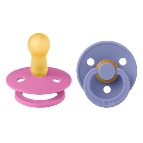 BIBS ΣΕΤ ΠΙΠΙΛΕΣ 2ΤΜΧ – COLOUR – BUBBLEGUM/PERI – ΣΤΡΟΓΓΥΛΗ No2 120452
