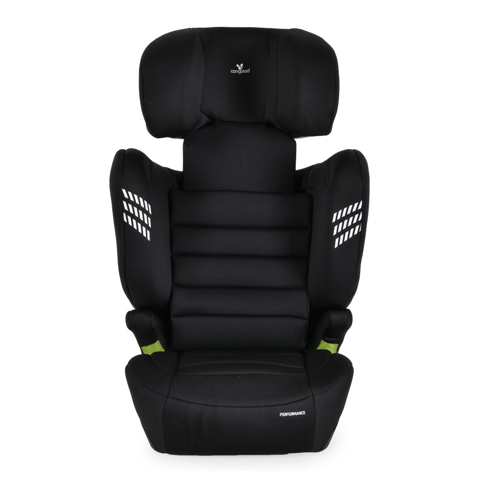 Η φωτογραφία δείχνει Cangaroo, Performance – Αυτοπεποίθηση και Ασφάλεια σε Κάθε ΤαξίδιΣχεδιασμένο για να μεγαλώνει μαζί με το παιδί σας – κατάλληλο για παιδιά ύψους από 100 έως 150 cm (περίπου 3,5 έως 12 ετών)Το κάθισμα αυτοκινήτου Performance της Cangaroo είναι ένα κομψό και λειτουργικό κάθισμα με 