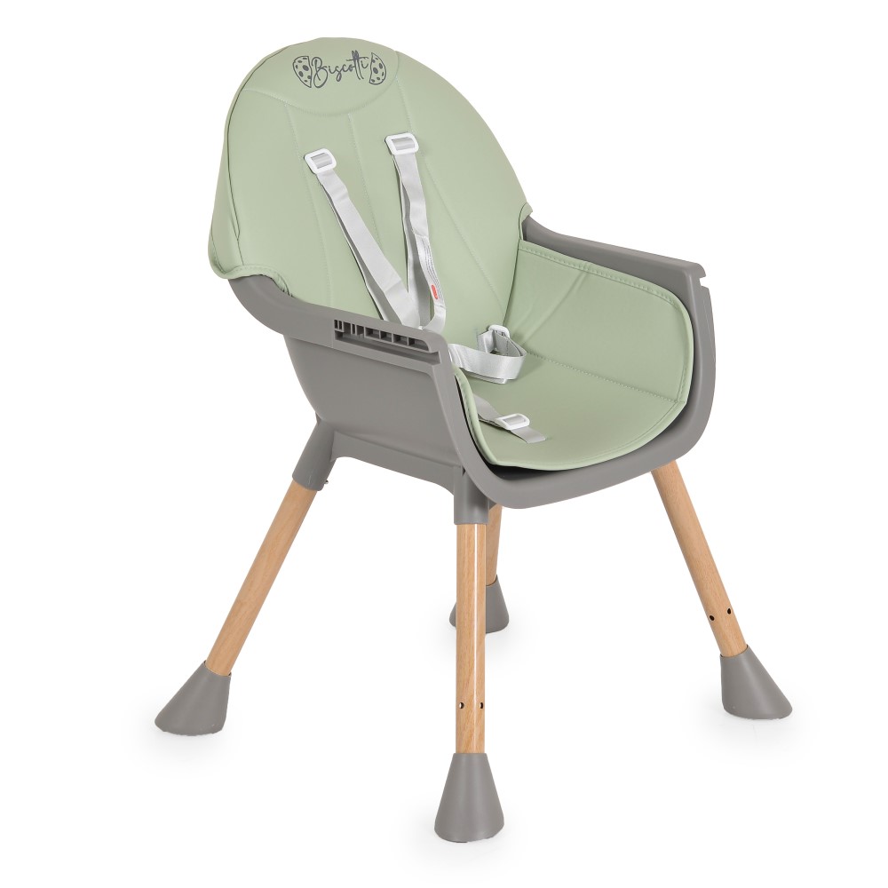 Η φωτογραφία δείχνει Το Biscotti by Moni είναι κάτι περισσότερο από ένα απλό καρεκλάκι φαγητού – είναι ένας έμπιστος σύντροφος στο ταξίδι του παιδιού σας προς την ανεξαρτησία.