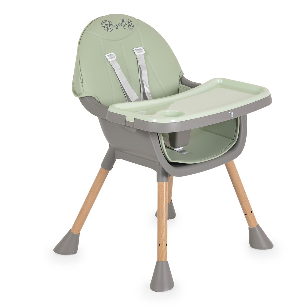 Η φωτογραφία δείχνει Το Biscotti by Moni είναι κάτι περισσότερο από ένα απλό καρεκλάκι φαγητού – είναι ένας έμπιστος σύντροφος στο ταξίδι του παιδιού σας προς την ανεξαρτησία.