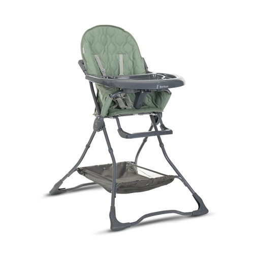 LORELLI ΚΑΘΙΣΜΑ ΦΑΓΗΤΟΥ HIGH CHAIR BONBON GREEN LEATHER 10100312504