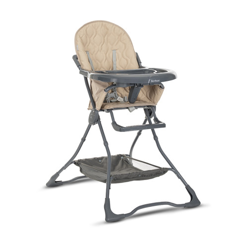 LORELLI ΚΑΘΙΣΜΑ ΦΑΓΗΤΟΥ HIGH CHAIR BONBON BEIGE LEATHER 10100312507