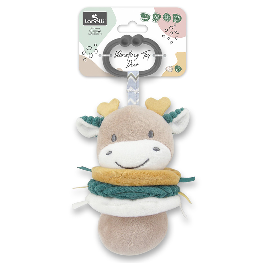 Βελούδινη Κουδουνίστρα με Δόνηση&nbsp;Αναλυτικά Χαρακτηριστικά:Κατάλληλο από την γέννηση.