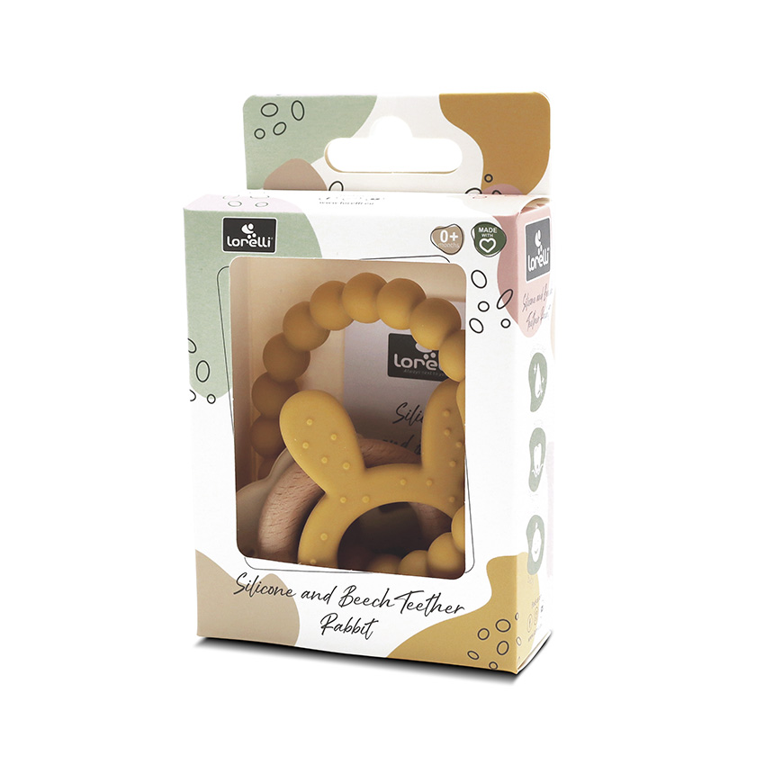 Μασητικό με κουδουνιστρα της εταιρείας Lorelli σχεδιασμένο για να ανακουφίζει τα ούλα των παιδιών.