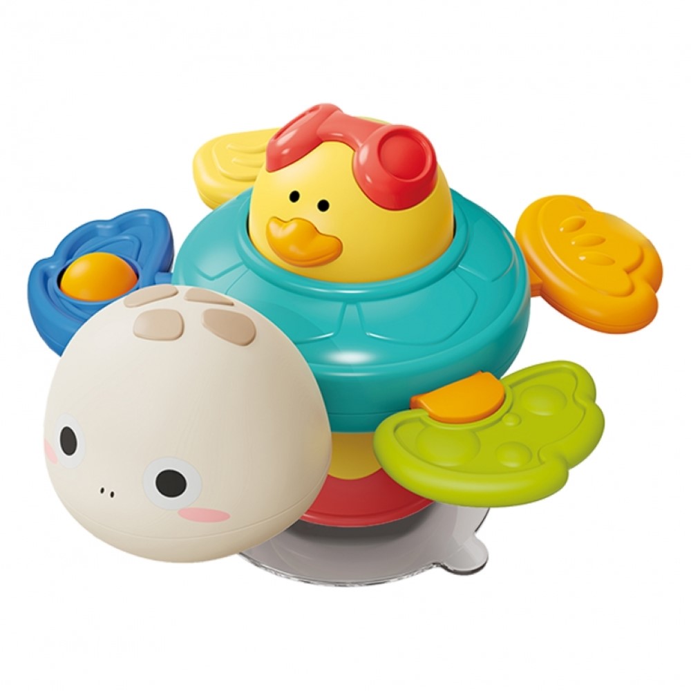 Η φωτογραφία δείχνει Ώρα για διασκέδαση! Tο γλυκό χελωνάκι της Bebe Stars θα γίνει το αγαπημένο τους παιχνίδι για την ώρα του φαγητού και του μπάνιου.