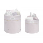 Οργανώστε τα απαραίτητα του μωρού σας με το σετ καλαθιών για το βρεφικό σας δωμάτιο το οποίο έχει σχεδιαστεί προσεκτικά για να διατηρεί το παιδικό σας δωμάτιο τακτοποιημένο και κομψό.