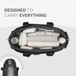 Η φωτογραφία δείχνει Η CHELSEA είναι μια κομψή και ευρύχωρη τσάντα μαμάς σχεδιασμένη για σύγχρονους γονείς που αναζητούν λειτουργικότητα και κομψότητα.