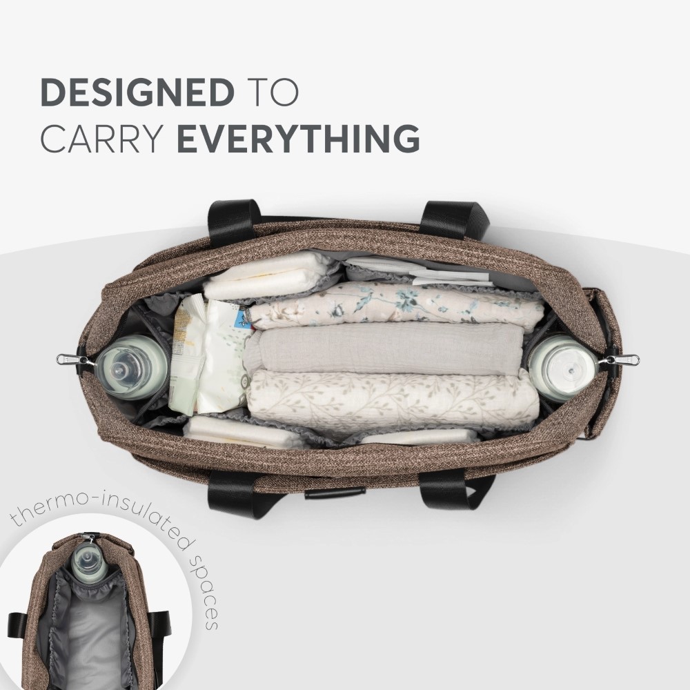 Η CHELSEA είναι μια κομψή και ευρύχωρη τσάντα μαμάς σχεδιασμένη για σύγχρονους γονείς που αναζητούν λειτουργικότητα και κομψότητα.