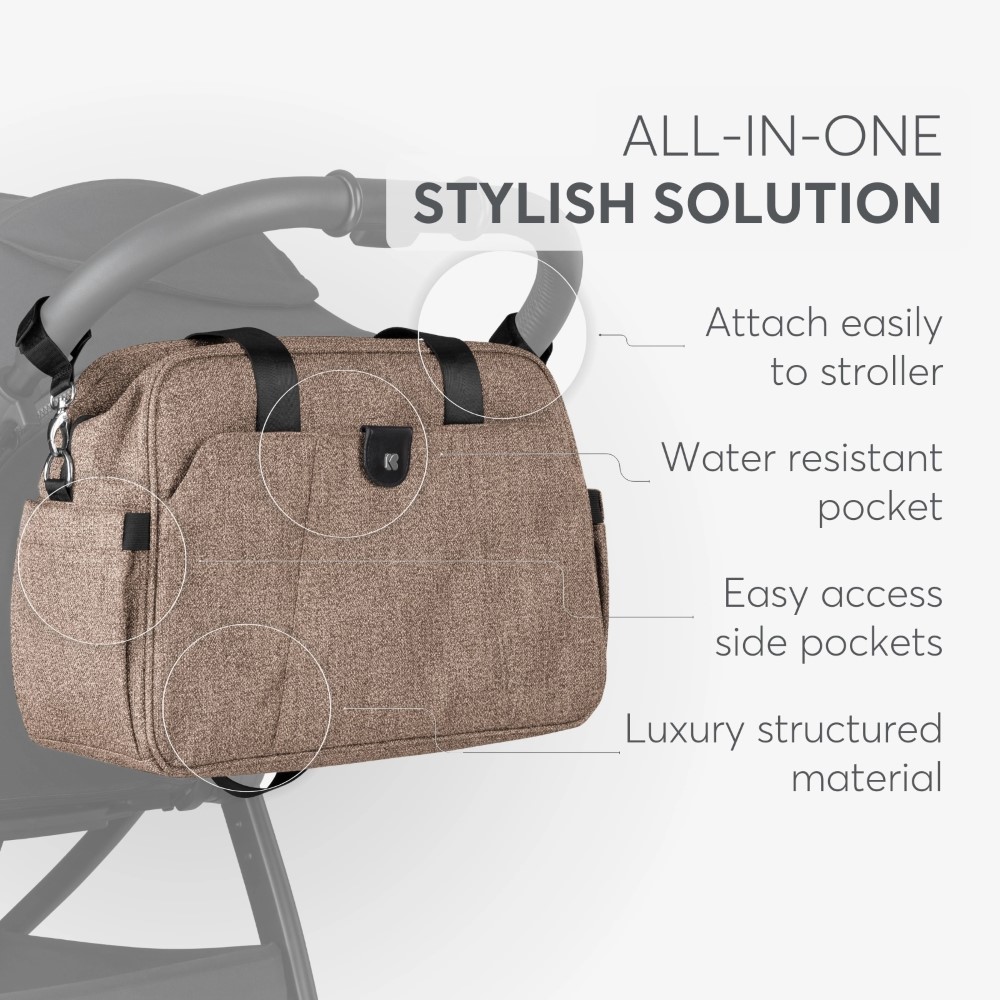 Η CHELSEA είναι μια κομψή και ευρύχωρη τσάντα μαμάς σχεδιασμένη για σύγχρονους γονείς που αναζητούν λειτουργικότητα και κομψότητα.