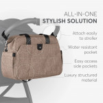 Η CHELSEA είναι μια κομψή και ευρύχωρη τσάντα μαμάς σχεδιασμένη για σύγχρονους γονείς που αναζητούν λειτουργικότητα και κομψότητα.