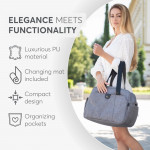 Η CHELSEA είναι μια κομψή και ευρύχωρη τσάντα μαμάς σχεδιασμένη για σύγχρονους γονείς που αναζητούν λειτουργικότητα και κομψότητα.