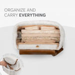 Μείνετε κομψοί και οργανωμένοι σε κάθε σας έξοδο με τη μαμά τσάντα FLORENCE!  Σχεδιασμένη για σύγχρονους γονείς, αυτή η πολυτελής τσάντα συνδυάζει τη λειτουργικότητα με ένα πολύχρωμο ντιζάιν στάμπα, διασφαλίζοντας ότι όλα τα απαραίτητα για το μωρό είναι οργανωμένα και προσιτά.