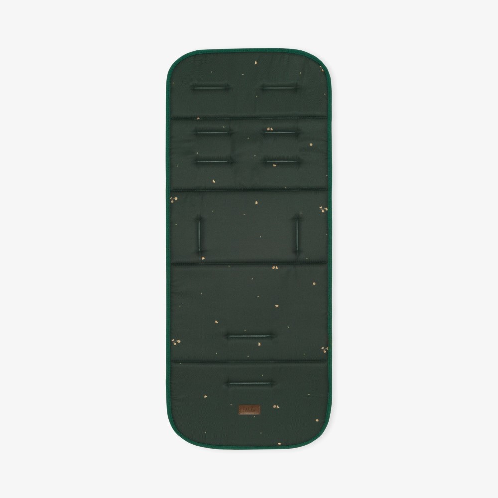 Η φωτογραφία δείχνει Αναβαθμίστε την άνεση του καροτσιού σας με την επένδυση καροτσιού BUTTERFLY DANCE! Σχεδιασμένο για επιπλέον απαλότητα και υποστήριξη, αυτή η κομψή και αναστρέψιμη επένδυση βελτιώνει τη βόλτα του μωρού σας προσθέτοντας μια νότα προσωπικότητας.