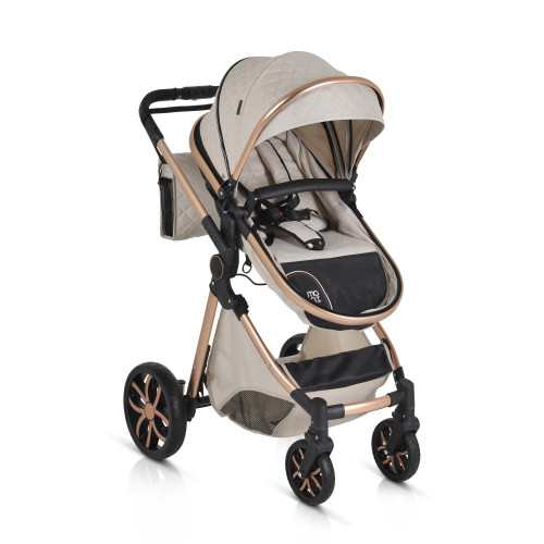 ΚΑΡΟΤΣΙ ΜΕΤΑΤΡΕΠΟΜΕΝΟ ΣΕ ΚΑΛΑΘΟΥΝΑ CANGAROO ALMA 2 IN 1 BEIGE 3800146235451