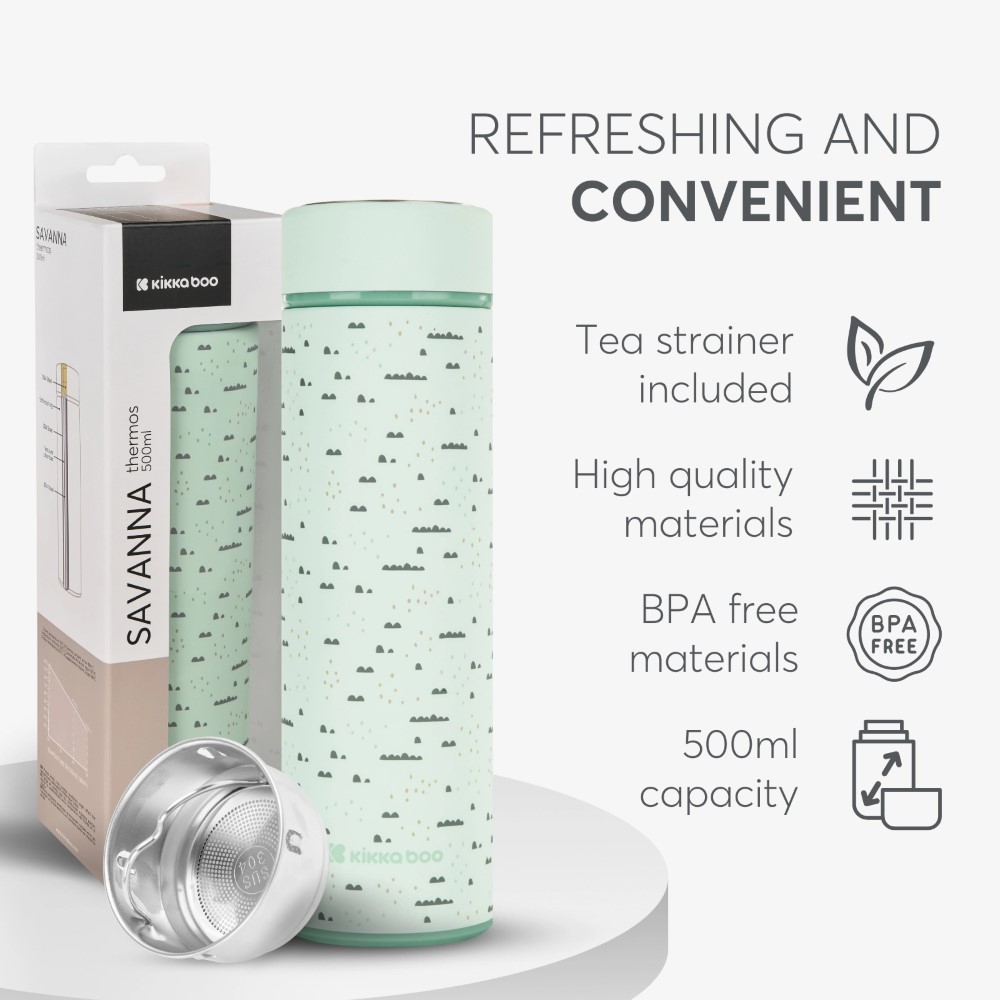 Διατηρήστε τα ροφήματα του μωρού σας τέλεια ζεστά ή δροσιστικά κρύα με το βρεφικό θερμός SAVANNA.