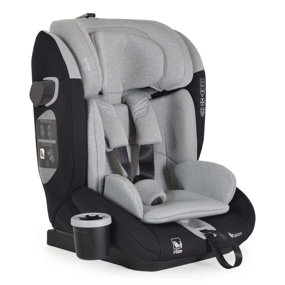 Το Car Seat Falcon παρέχει υψηλό επίπεδο ασφάλειας και άνεσης για παιδιά με ύψος από 76 έως 150 cm.