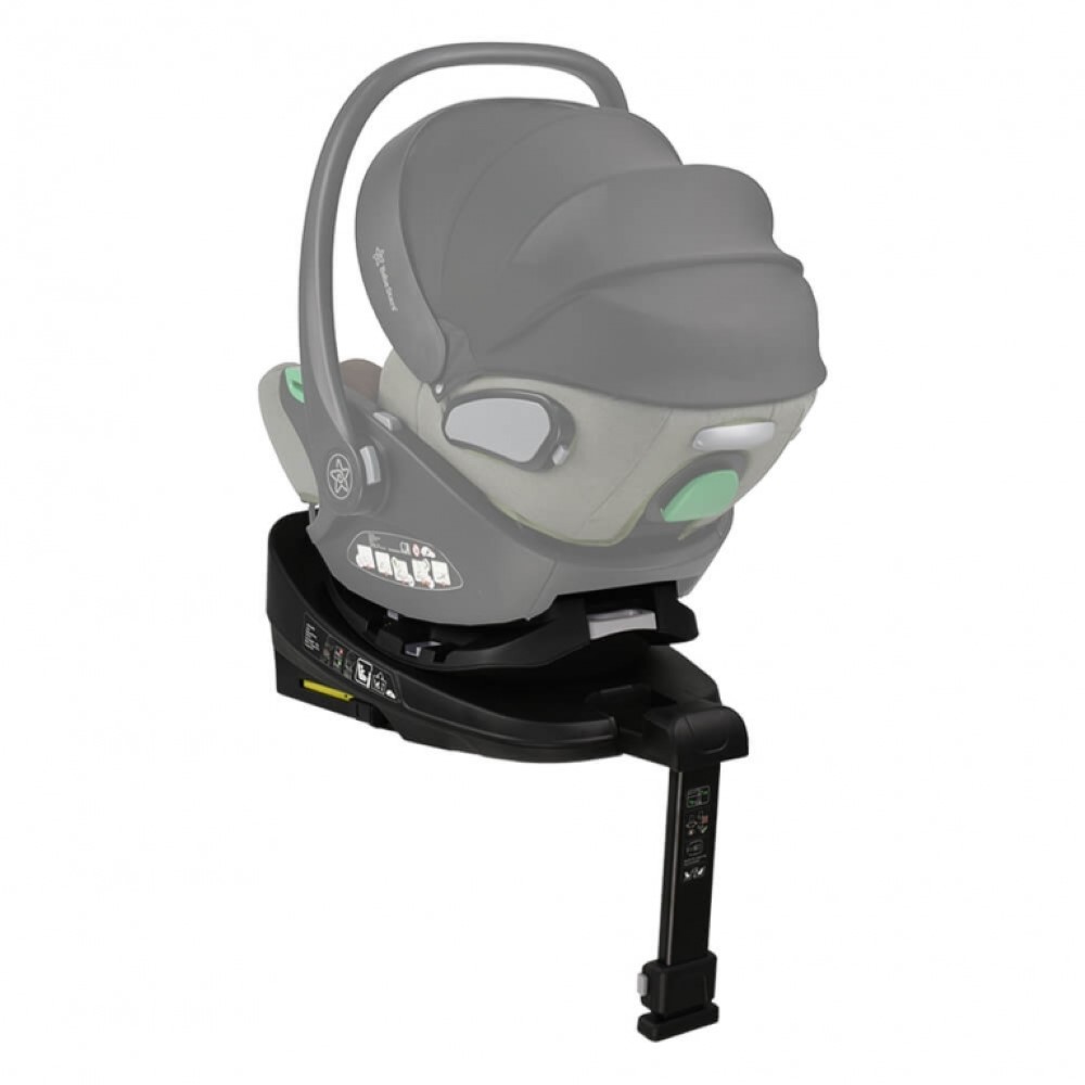 Η περιστρεφόμενη  360° βάση με Isofix της Bebe Stars σταθεροποιείτε πάνω στο σύστημα ISOFIX του αυτοκινήτου, χωρίς τη χρήση ζωνών ασφαλείας και είναι έτοιμη για χρήση ανά πάσα στιγμή καθώς προσφέρει περαιτέρω ασφάλεια, σταθερότητα και μεγάλη ευκολία στη χρήση.