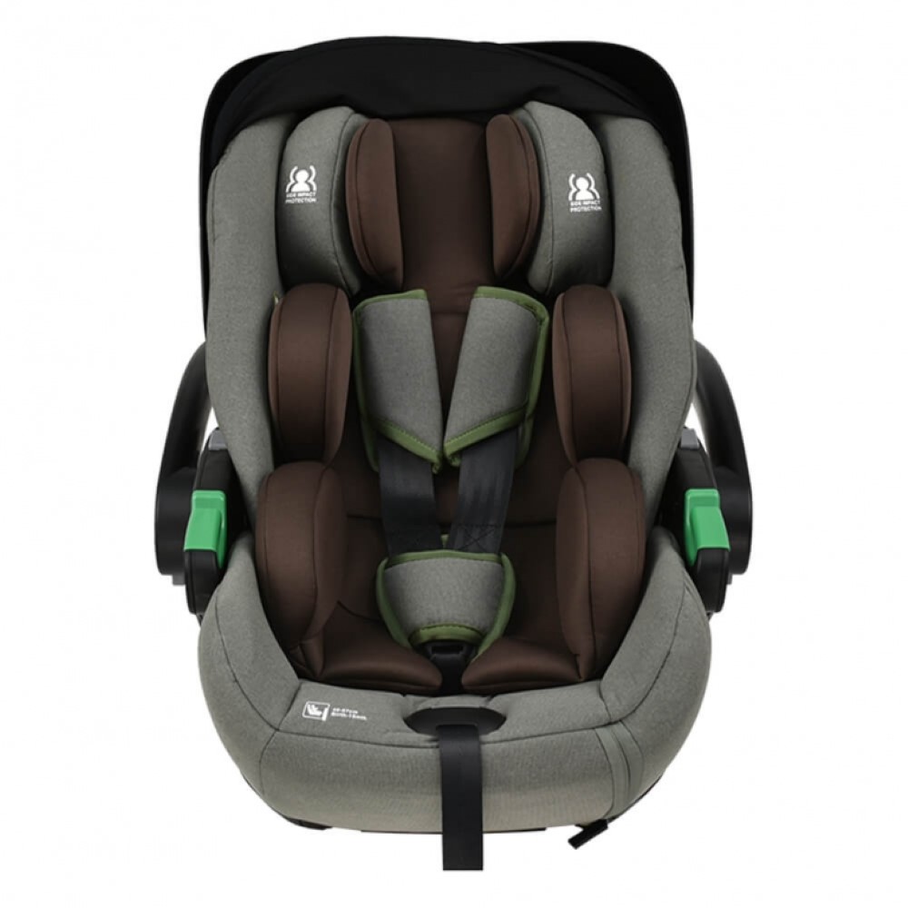 Η φωτογραφία δείχνει Το νέο baby i-Size βρεφικό κάθισμα αυτοκινήτου της Bebe Stars, είναι κατάλληλο για χρήση για παιδάκια με ύψος 40-87 cm ή 0-15 μηνών.