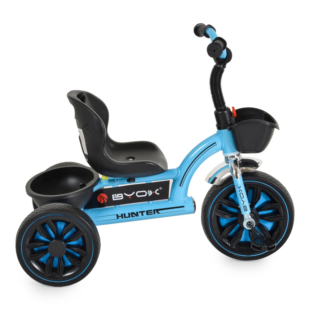 Η φωτογραφία δείχνει Παιδικό Tricycle Hunter,Byox— Διασκέδαση και ανάπτυξη σε ένα!Βασικά Χαρακτηριστικά:• Κατάλληλο από 3 ετών+ έως 25 κιλά.